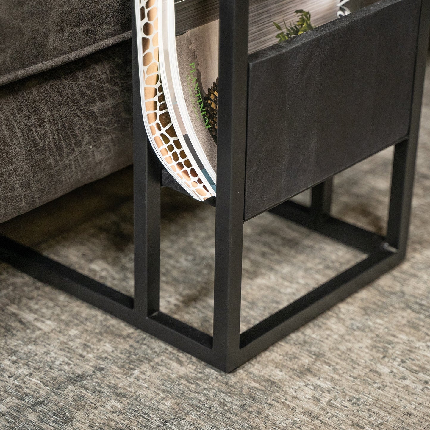 Laptoptafel Yara | Zwart Mangohout