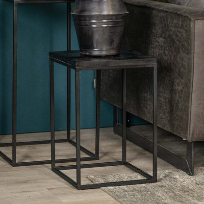 Plantenzuilen Set Vintage | Zwart Mangohout