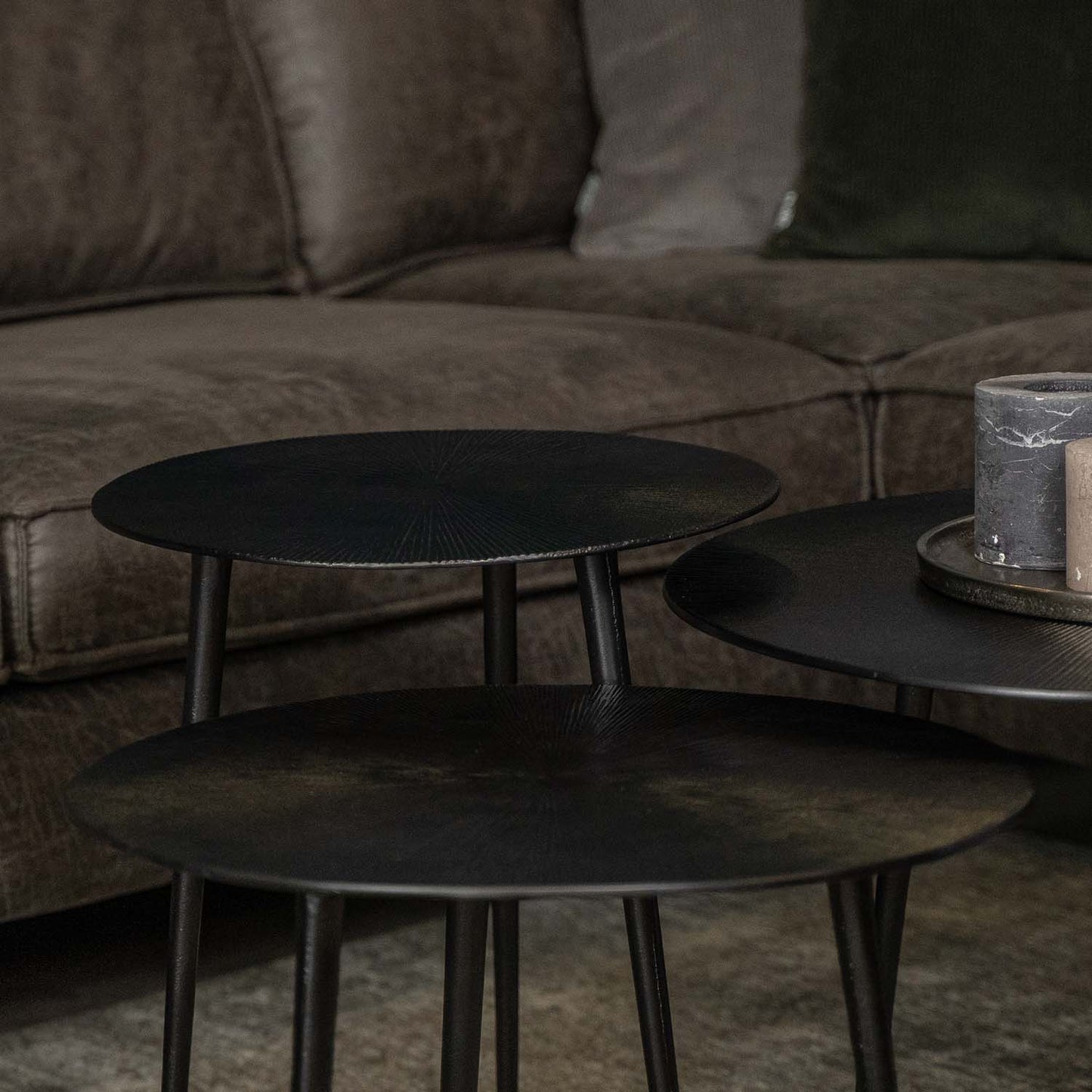 Salontafel Set Nobby | Zwart