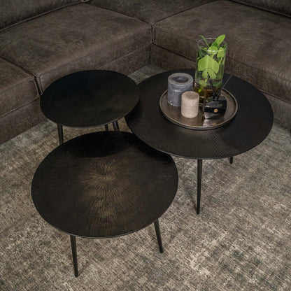 Salontafel Set Nobby | Zwart