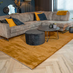 Vloerkleed_Plush_Okergeel_1