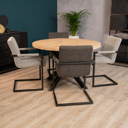 Eettafel Elin | Eikenhout | Basic