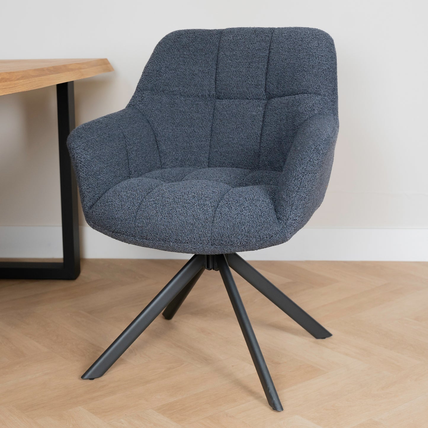 draaibare eetkamerstoel alba indigo