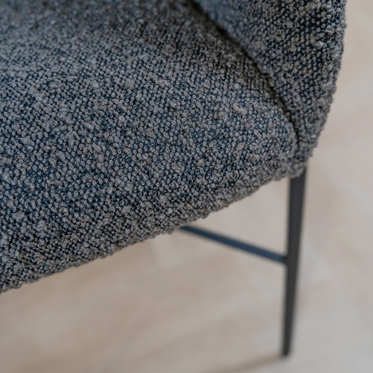 Eetkamerstoel Argos | Pearl Bouclé