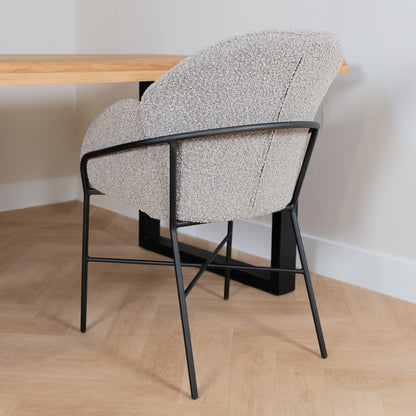 Eetkamerstoel Argos | Toffee Bouclé