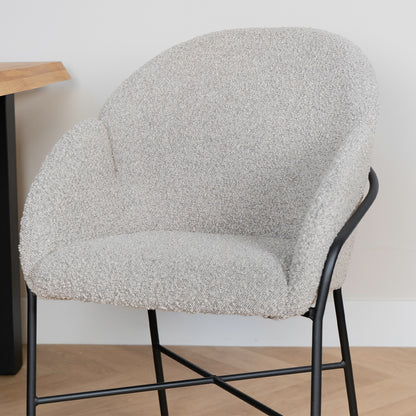 Eetkamerstoel Argos | Toffee Bouclé