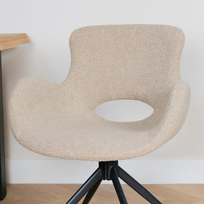 Eetkamerstoel Campo | Licht Bruin | Draaibaar