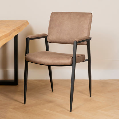 Eetkamerstoel Bodie | Sand Microvezel