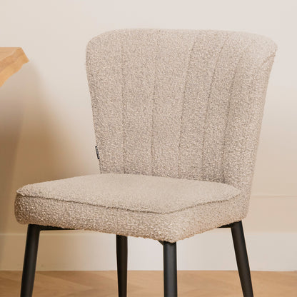 Eetkamerstoel Fourty | Toffee Bouclé