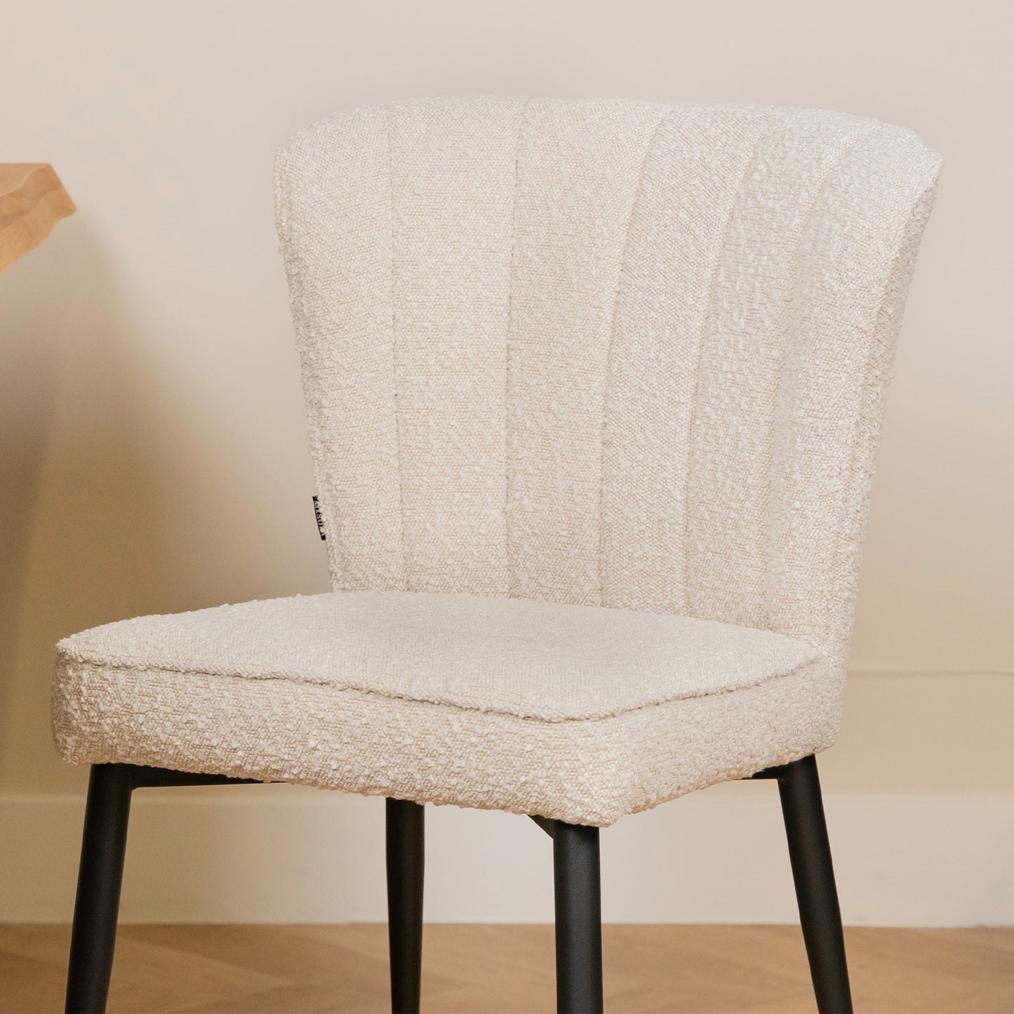 Eetkamerstoel Fourty | Pearl Bouclé