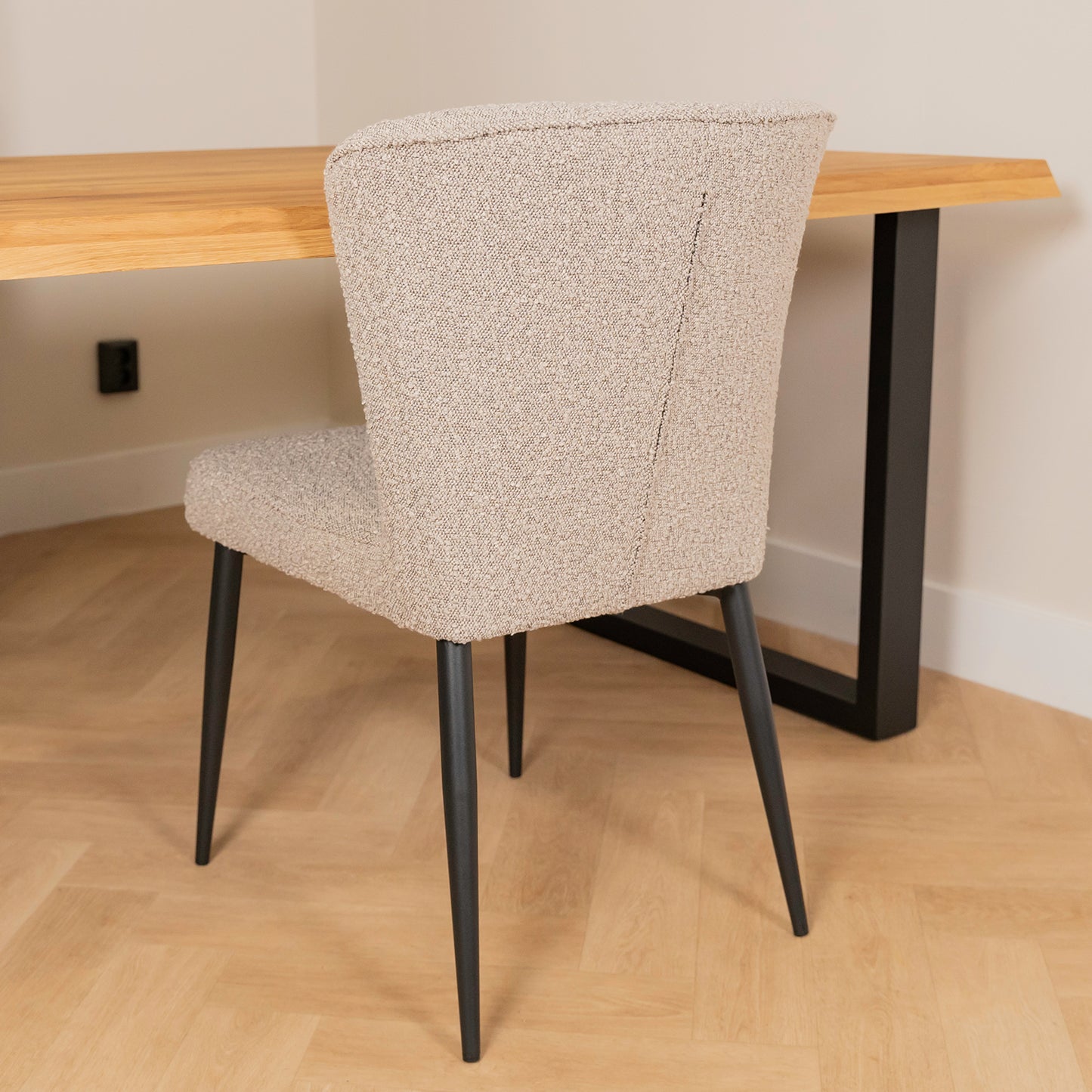 Eetkamerstoel Fourty | Toffee Bouclé