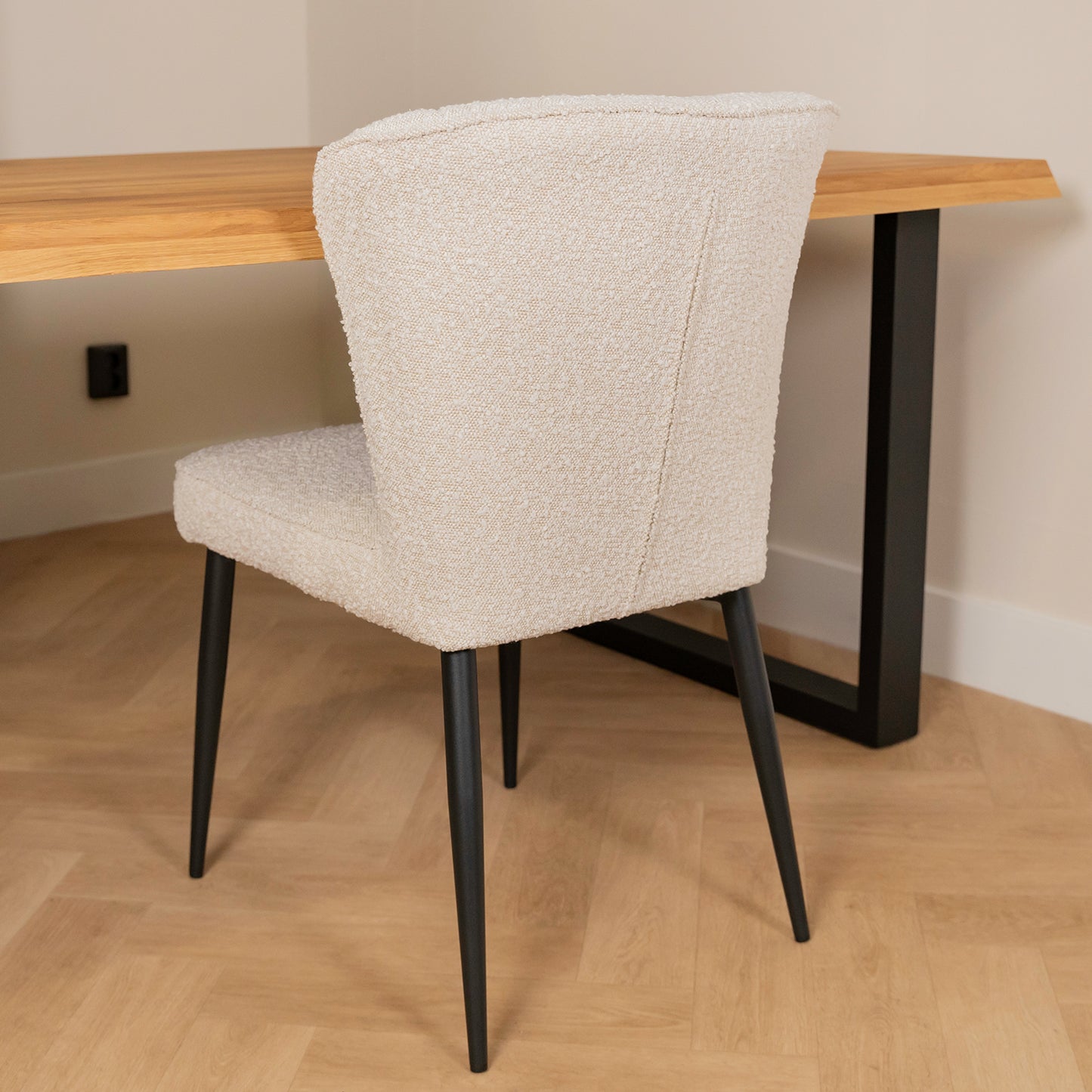 Eetkamerstoel Fourty | Pearl Bouclé