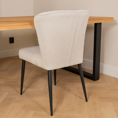 Eetkamerstoel Fourty | Pearl Bouclé