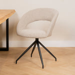 Eetkamerstoel Yara | Toffee Bouclé