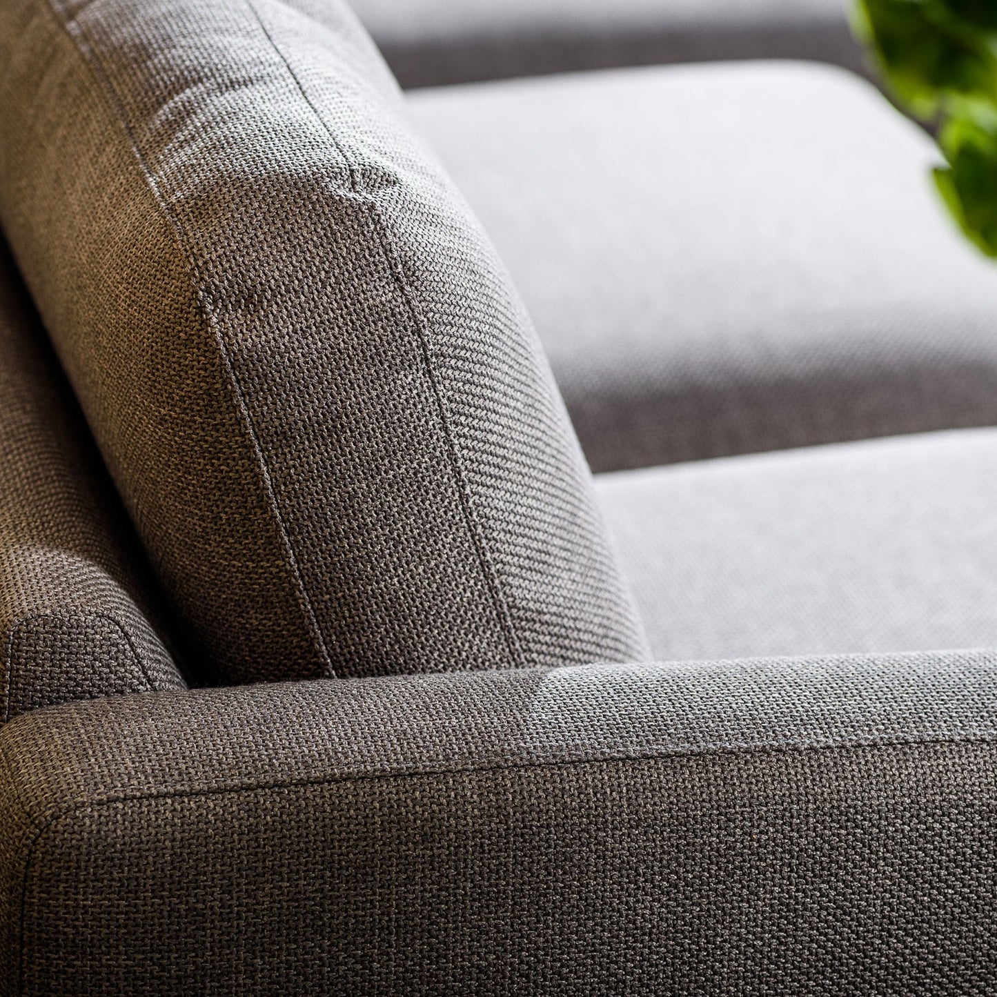 Hoekbank Denton | Taupe Woven | Longchair L+R