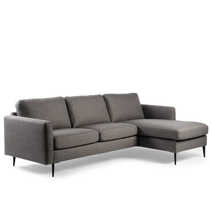 Hoekbank Denton | Taupe Woven | Longchair L+R