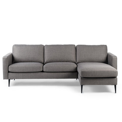 Hoekbank Denton | Taupe Woven | Longchair L+R