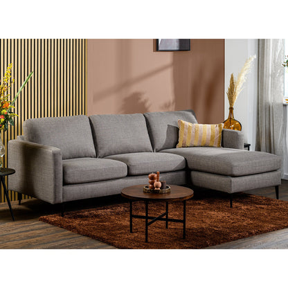 Hoekbank Denton | Taupe Woven | Longchair L+R