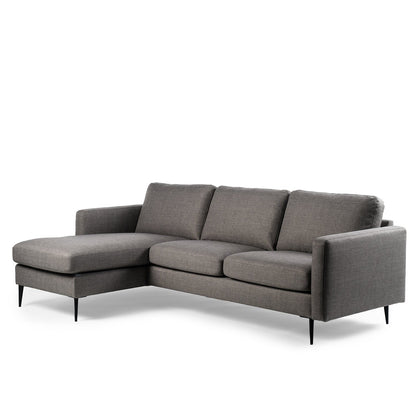 Hoekbank Denton | Taupe Woven | Longchair L+R