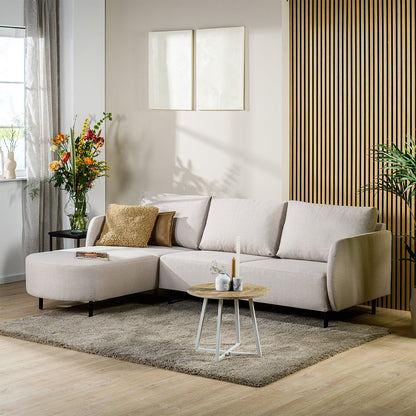 Hoekbank Rogers | Beige Urban | Longchair L+R