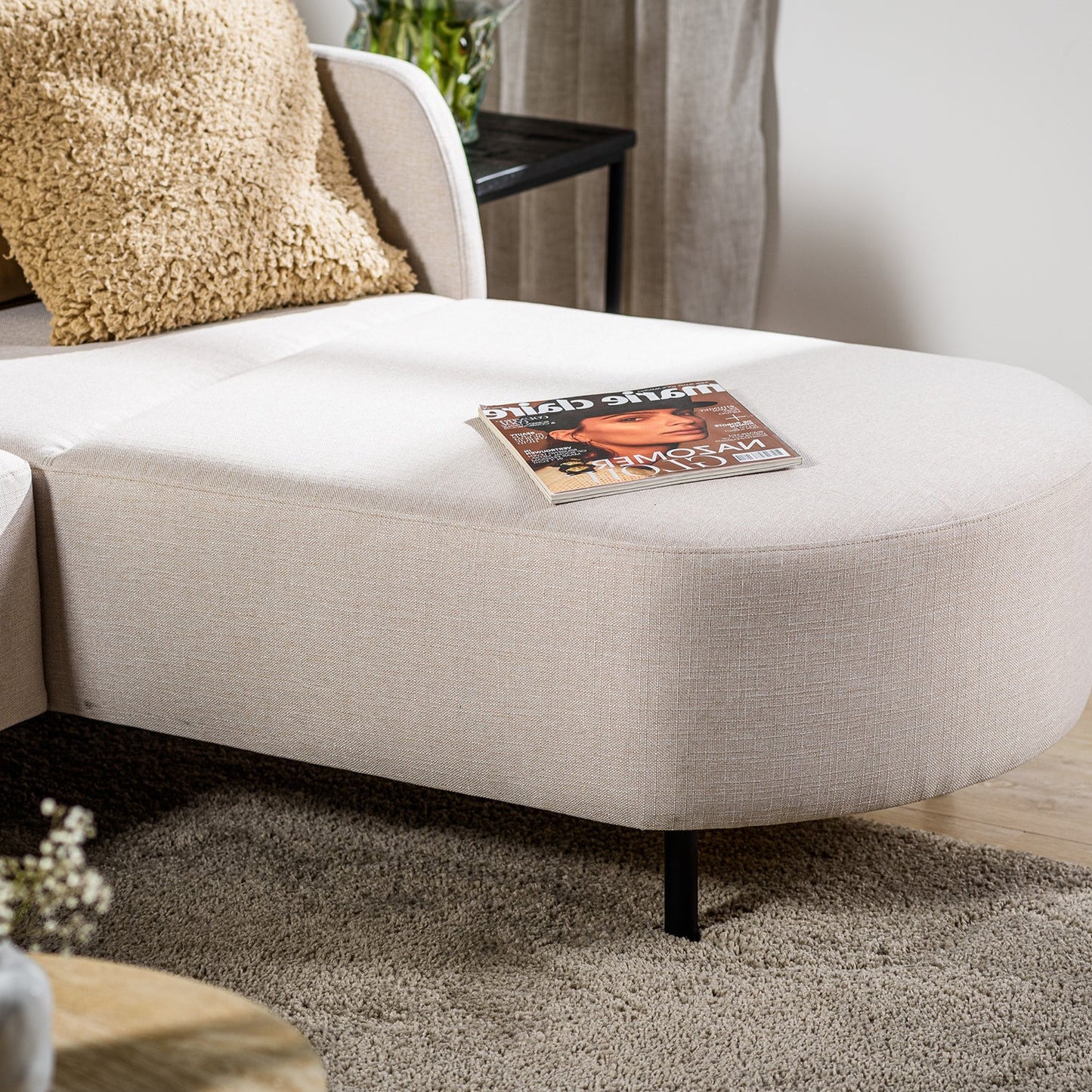 Hoekbank Rogers | Beige Urban | Longchair L+R