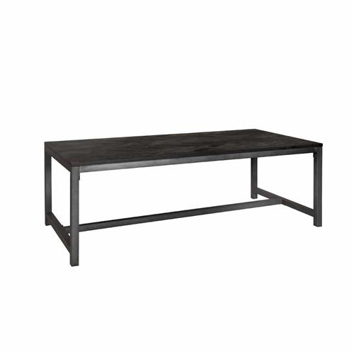 Eettafel Ziano, schuin vooraanzicht op witte achtergrond