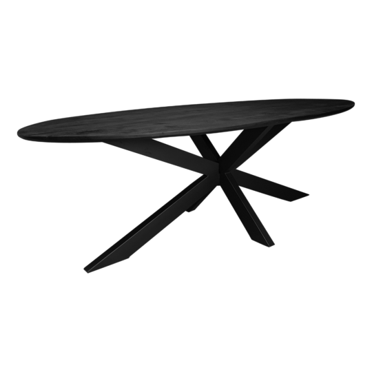 witfoto ovale eetafel viktor