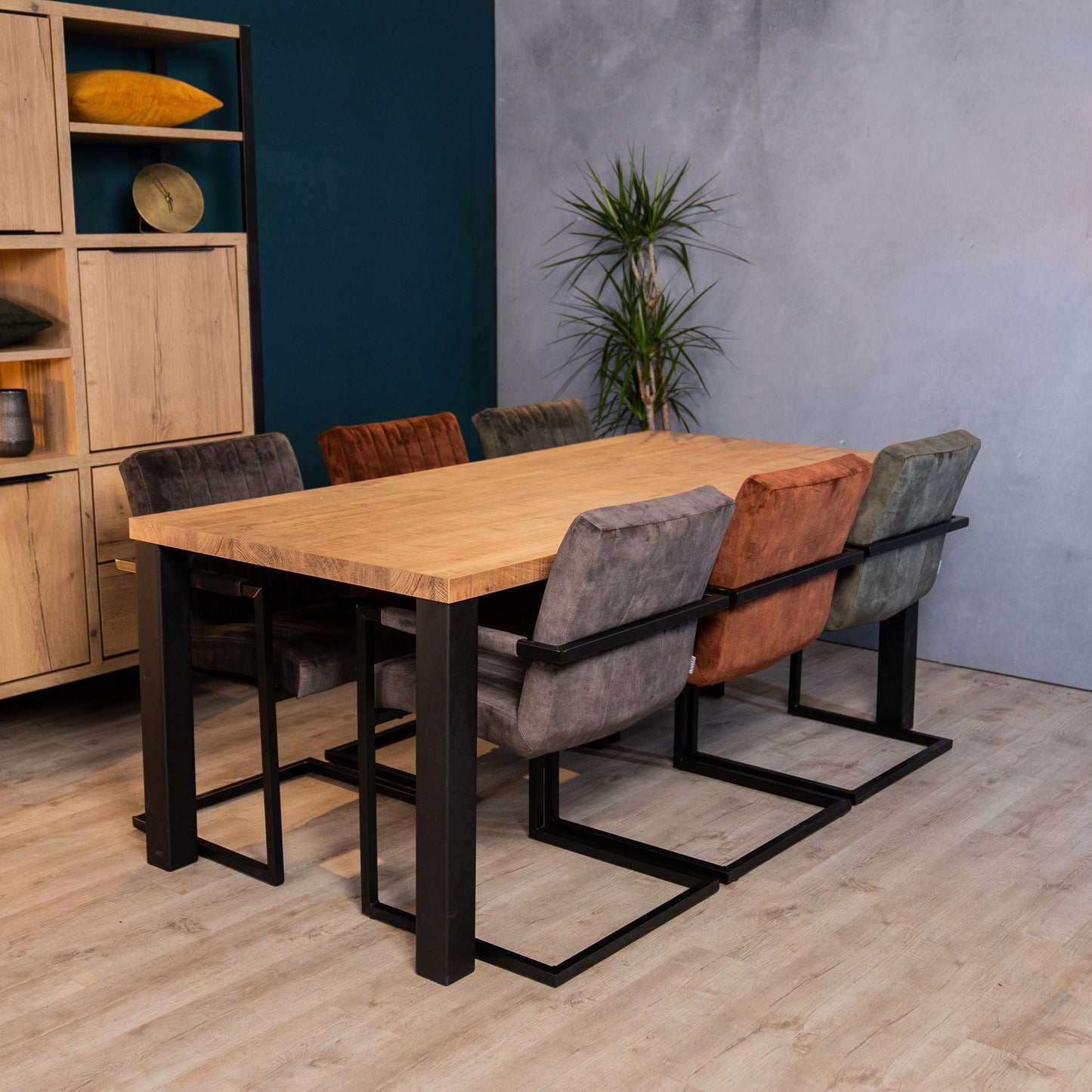 Eetkamerstoel Milo | Oker Velours