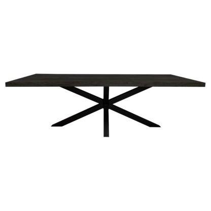 Eettafel Apollo | mangohout | Zwart