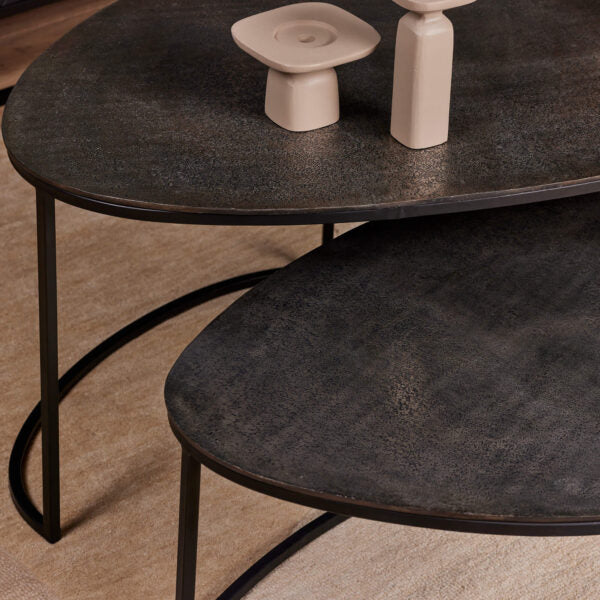 Salontafel Set Lana | Zwart