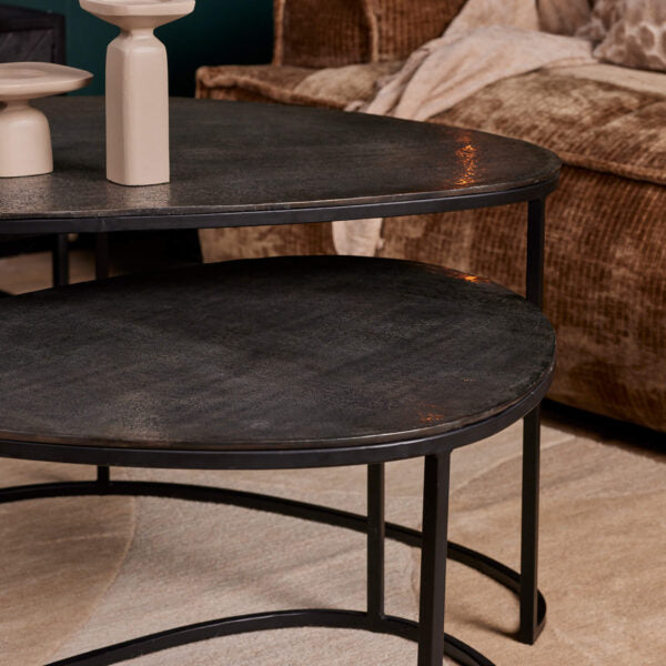 Salontafel Set Lana | Zwart