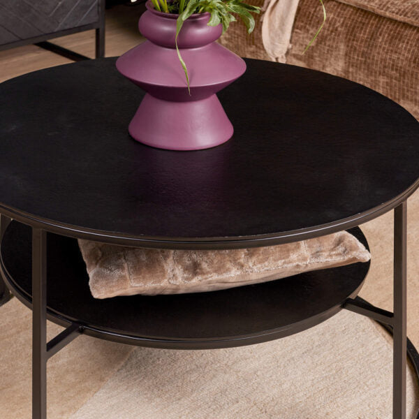 Salontafel Lecia | Zwart Goud