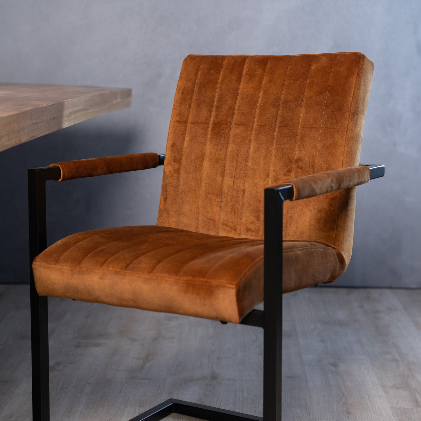 Eetkamerstoel Milo | Oker Velours