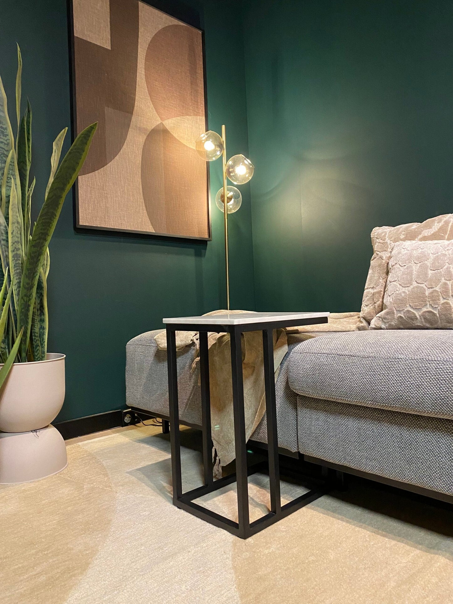 Laptoptafel Nova | Wit Marmer