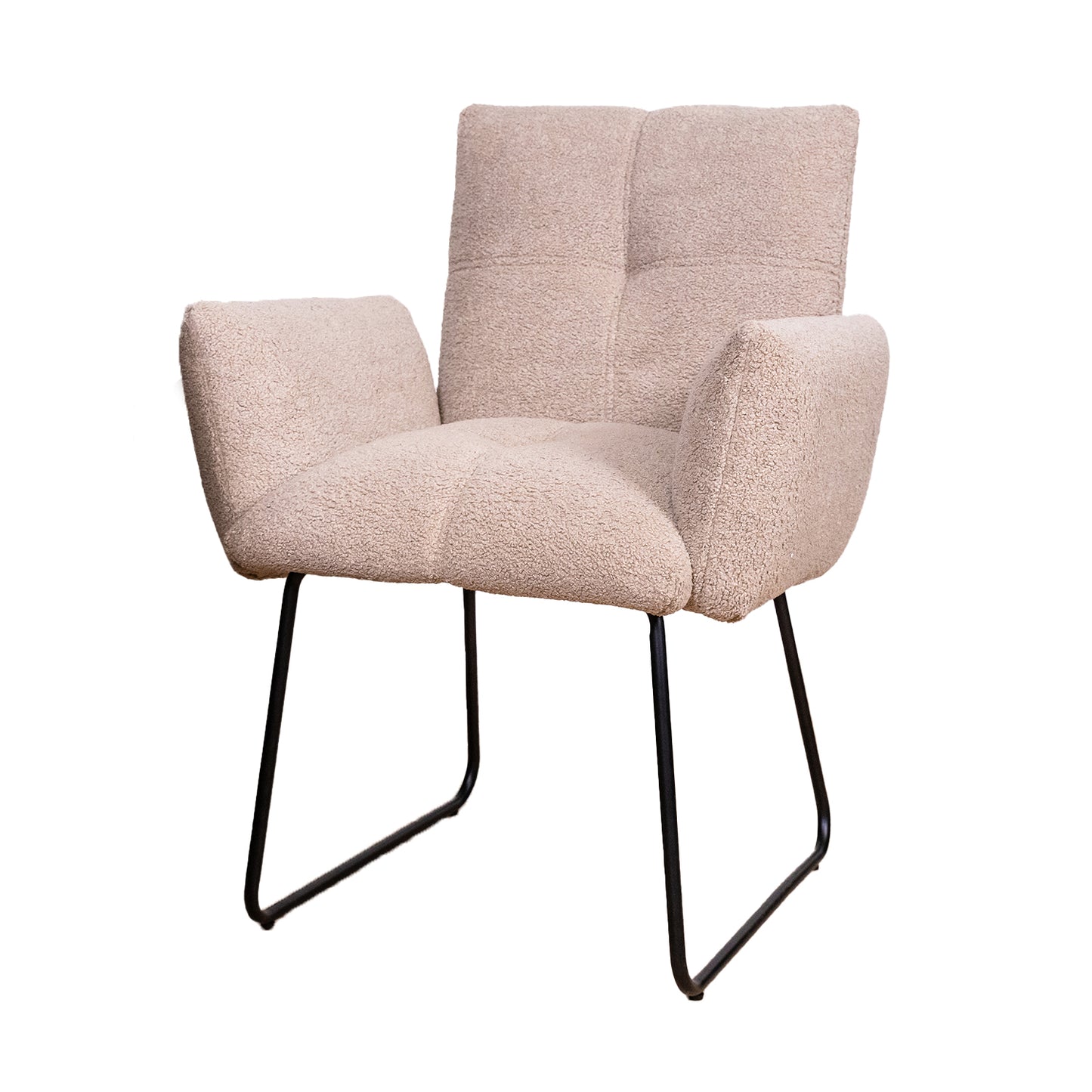 licht bruine teddy stof