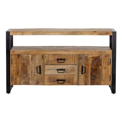 Dressoir Britt | 2 deuren 3 lades | Mangohout | NIEUW