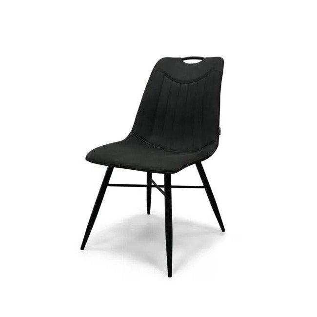 donker grijze eetkamerstoel trofee