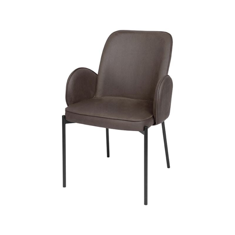 Eetkamerstoel Jari | Microvezel Antraciet