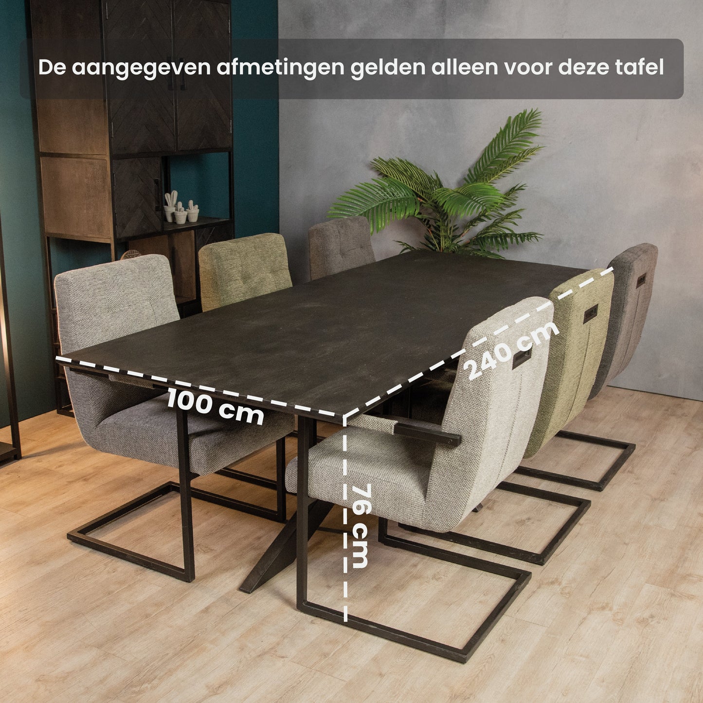 Eettafel Olav | Rechthoek