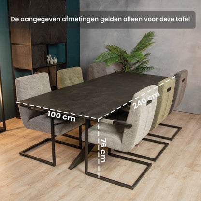 Eettafel Olav | Rechthoek