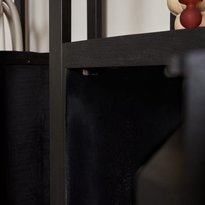 Boekenkast Britt Black | 3 Lades