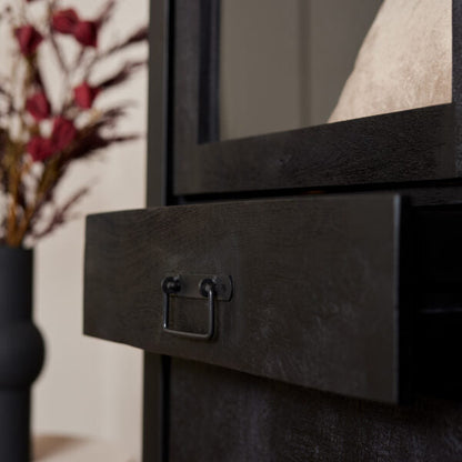 Vitrinekast Britt Black