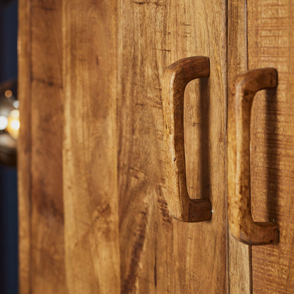 Boekenkast Omaha | Naturel Mangohout 55 cm