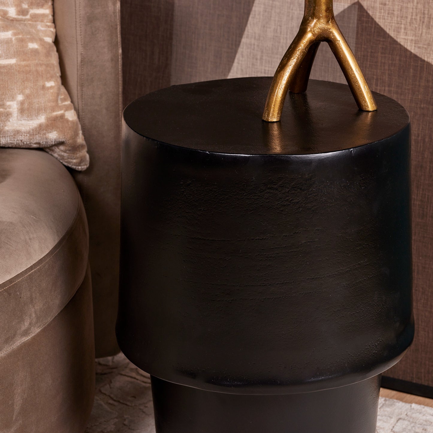 Bijzettafel Kacy | Zwart